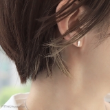 ピアスチタンポスト ビーンズシンプル スタイリッシュスタッド | ボディピアス専門店凛RIN | 詳細画像4