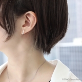 ピアスチタンポスト ビーンズシンプル スタイリッシュスタッド | ボディピアス専門店凛RIN | 詳細画像5