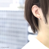 ピアス18Kコーティング ハートリング丸みはーと立体感 フープピアス | ボディピアス専門店凛RIN | 詳細画像4