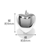 ピアス18Kコーティング ハートリング丸みはーと立体感 フープピアス | ボディピアス専門店凛RIN | 詳細画像9