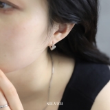 ピアス 楕円シンメトリー18Kロジウムコーティングニッケルフリー アクセサリー | ボディピアス専門店凛RIN | 詳細画像6