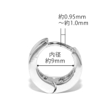 ピアス 18Kコーティングシンプル リングトレンド凹 | ボディピアス専門店凛RIN | 詳細画像12