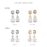 ピアス 星スター輝き18Kコーティング ジュエルエレガントチタンポストCZ | ボディピアス専門店凛RIN | 詳細画像9