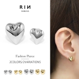 ピアス18Kコーティング ハートメタルモダン スタッドアクセサリー金属 | ボディピアス専門店凛RIN | 詳細画像1