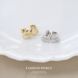 ピアス18Kコーティング ハートメタルモダン スタッドアクセサリー金属 | ボディピアス専門店凛RIN | 詳細画像2