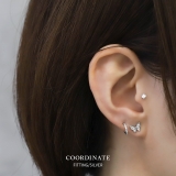 ピアス18Kコーティング バタフライ蝶々上品ジュエリー スタッドアクセサリー | ボディピアス専門店凛RIN | 詳細画像7