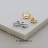 ピアス ダブルリング18Kコーティングニッケルフリー シンプルフープリングピアス | ボディピアス専門店凛RIN | 詳細画像2