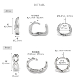 メビウスインフィニティ フープピアスレディース シルバーゴールド2カラースタイリ… | ボディピアス専門店凛RIN | 詳細画像11