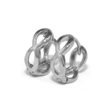 Bタイプ・シルバー | メビウスインフィニティ フープピアスレディース シルバーゴールド2カラースタイリ… | ボディピアス専門店凛RIN