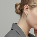 ピアス16Kコーティング パールエレガントチタンポストセレモニースタッド アクセ… | ボディピアス専門店凛RIN | 詳細画像3