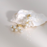 ピアス16Kコーティング パールエレガントチタンポストセレモニースタッド アクセ… | ボディピアス専門店凛RIN | 詳細画像4