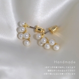 ピアス16Kコーティング パールエレガントチタンポストセレモニースタッド アクセ… | ボディピアス専門店凛RIN | 詳細画像6