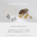 ピアス ドロップピアスしずく型シンプル大人カワイイオールステンレス アクセサリー | ボディピアス専門店凛RIN | 詳細画像3