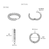 ピアス メタルボールハートリング金属アレルギー対応 アクセサリー | ボディピアス専門店凛RIN | 詳細画像16 