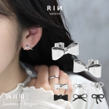 ピアス リボンかわいいバレエコア韓国ファッションチタンポスト アクセサリー | ボディピアス専門店凛RIN | 詳細画像1