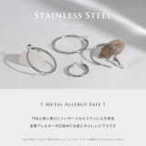 ピアス ステンレスフープ大ぶりキャッチレスシンプル アクセサリー | ボディピアス専門店凛RIN | 詳細画像5