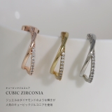 ピアス チタンポスト2連ハーフフープジルコニアニッケルフリー18Kコーティング … | ボディピアス専門店凛RIN | 詳細画像5
