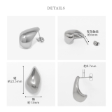 ピアス シルバーゴールドドロップピアスサージカルステンレスPVD金属アレルギー対… | ボディピアス専門店凛RIN | 詳細画像11 