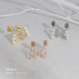 ピアス イヤリング パールジルコニアシルバーゴールドジュエリーニッケルフリーステ… | ボディピアス専門店凛RIN | 詳細画像3