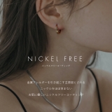 フープ リングピアス キャッチレス18Kロジウムシンプル上品おしゃれ | ボディピアス専門店凛RIN | 詳細画像7