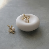 ピアス リボンパール上品セレモニーパーティかわいいリングピアス アクセサリー | ボディピアス専門店凛RIN | 詳細画像4