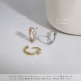 ピアス 蝶スクエアジュエル上品バタフライ アクセサリー | ボディピアス専門店凛RIN | 詳細画像10 