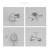 ピアス ドロップしずくティアドロップビジュージュエル アクセサリー | ボディピアス専門店凛RIN | 詳細画像12
