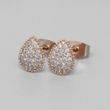 ピンクゴールド | ピアス ドロップしずくティアドロップビジュージュエル アクセサリー | ボディピアス専門店凛RIN