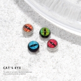 キャッチボディピアス 目ねこ猫ネコ ボディピ | ボディピアス専門店凛RIN | 詳細画像3 