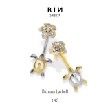 14G へそピアス ハワイアンジュエリー | ボディピアス専門店凛RIN | 詳細画像1 