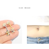 14G へそピアス ハワイアンジュエリー | ボディピアス専門店凛RIN | 詳細画像6 