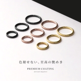 軟骨ピアス プレミアムコーティング シンプルフープワンタッチセグメントリングボデ… | ボディピアス専門店凛RIN | 詳細画像2 