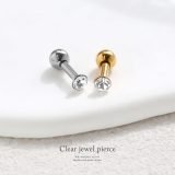 軟骨ピアス 一粒ジュエル小さめシンプルベーシック ボディピアス | ボディピアス専門店凛RIN | 詳細画像2