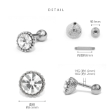 ボディピアス ジュエル ストレートバーベル | ボディピアス専門店凛RIN | 詳細画像10