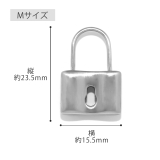 南京錠 鍵鍵穴キー ボディピアスサージカルステンレス | ボディピアス専門店凛RIN | 詳細画像13 