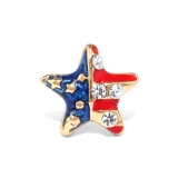 ゴールド | 軟骨ピアス アメリカUSA星条旗スタージュエル ボディピアス | ボディピアス専門店凛RIN