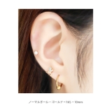 ピアス 金属アレルギー フープピアスビーズリングピアス | ボディピアス専門店凛RIN | 詳細画像23