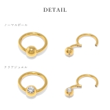 軟骨ピアス かわいい 24K | ボディピアス専門店凛RIN | 詳細画像15