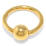 ノーマルボール・ゴールド | 軟骨ピアス かわいい 24K | ボディピアス専門店凛RIN