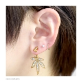 へそピアスかわいい 葉っぱウィード草デザインおしゃれスタイリッシュ ボディピアス | ボディピアス専門店凛RIN | 詳細画像5 