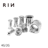 軟骨ピアス ダブルフレア ラージゲージトンネル | ボディピアス専門店凛RIN | 詳細画像1 