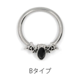 Bタイプ | ビーズリング ハロウィン リングピアス | ボディピアス専門店凛RIN