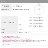 軟骨ピアス スターハートステンレスsilver キャプティブビーズリング | ボディピアス専門店凛RIN | 詳細画像11 