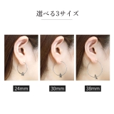 軟骨ピアス スターハートステンレスsilver キャプティブビーズリング | ボディピアス専門店凛RIN | 詳細画像4 