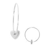 ハート | 軟骨ピアス スターハートステンレスsilver キャプティブビーズリング | ボディピアス専門店凛RIN