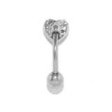 軟骨ピアスハートheartカーブかわいい おへそへそぴ シルバー | ボディピアス専門店凛RIN | 詳細画像10 