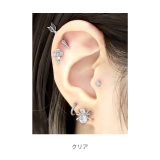 キャッチクモ蜘蛛スパイダーspider ジュエルキュービックジルコニア アレンジ… | ボディピアス専門店凛RIN | 詳細画像6