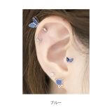 軟骨ピアスデビルハート heart悪魔キュートしっぽ ストレートバーベルボディピ… | ボディピアス専門店凛RIN | 詳細画像8 