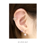 軟骨ピアススパイダー 蜘蛛の巣くもの巣クモ ストレートバーベルボディピアス | ボディピアス専門店凛RIN | 詳細画像4