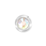 オーロラ | 軟骨ピアス透明ピアスガラスピアス さりげない小ぶり ストーン | ボディピアス専門店凛RIN